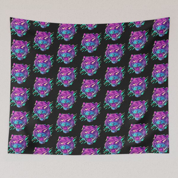 Item preview, Retro Love Tiger Blur designed and sold by machmigo.