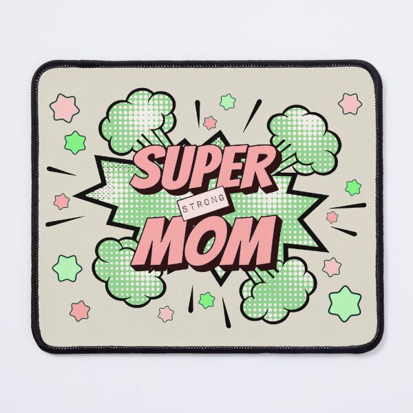 Item preview, Cute Comic Book Super Strong Mom, Great Design For Strong Moms, Perfect For Mother's Day designed and sold by TrulyEpoque.