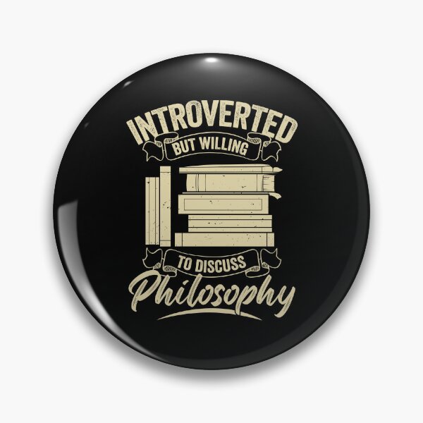 Item preview, Introverted But Willing To Discuss Philosophy designed and sold by Marcid95.