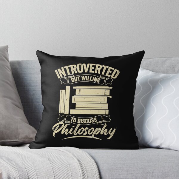 Item preview, Introverted But Willing To Discuss Philosophy designed and sold by Marcid95.