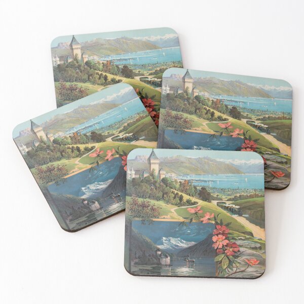 Item preview, Lake Geneva, Switzerland France (1895) - Hugo d'Alesi designed and sold by SALON DES ARTS.