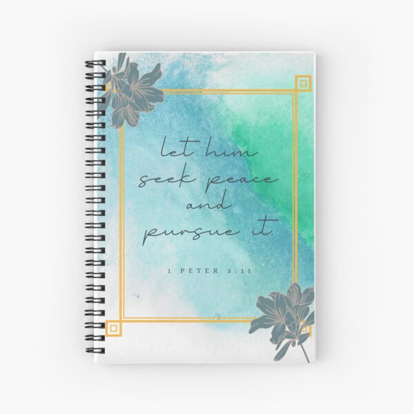 Item preview, Pursue Peace - 2022 JW Convention Notebook designed and sold by fsultesart.
