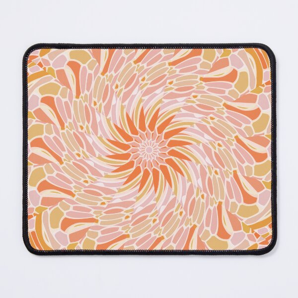 Item preview, Retro Swirl Mandala designed and sold by Kelly Dietrich Mandala & Fractal Art.