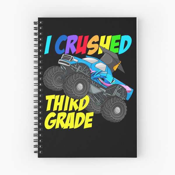 Item preview, I Crushed Third Grade Monster Truck Third Grade Graduation Gear designed and sold by DynamicDesign.