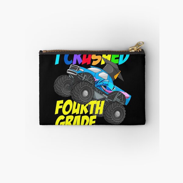Item preview, I Crushed Fourth Grade Monster Truck Fourth Grade Graduation Gear designed and sold by DynamicDesign.