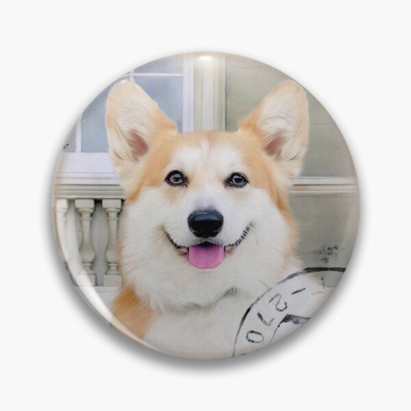 Item preview, Newton the Corgi Dog Vintage Postcard designed and sold by orionlodubyal.