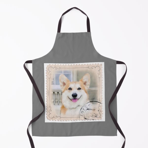 Item preview, Newton the Corgi Dog Vintage Postcard designed and sold by orionlodubyal.