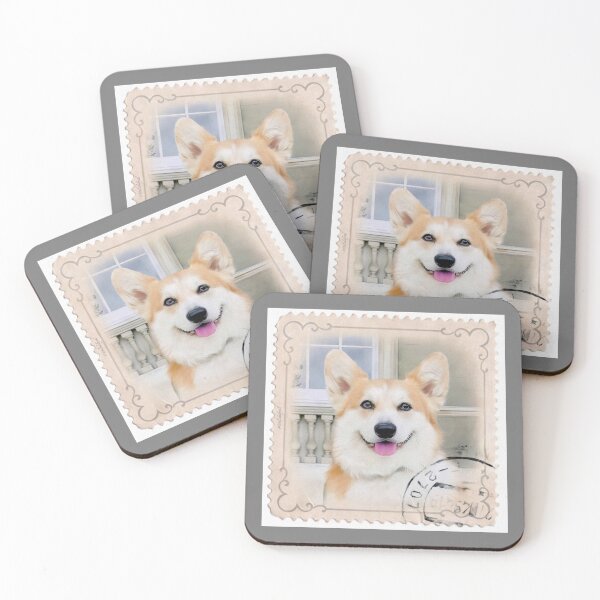 Item preview, Newton the Corgi Dog Vintage Postcard designed and sold by orionlodubyal.