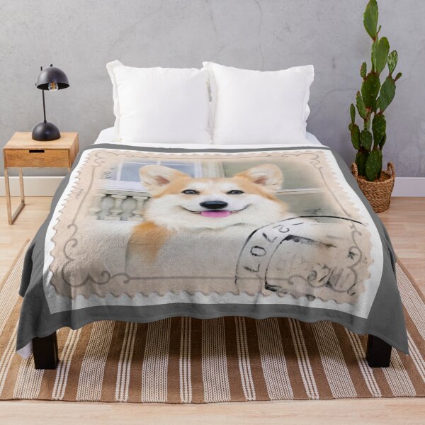 Item preview, Newton the Corgi Dog Vintage Postcard designed and sold by orionlodubyal.
