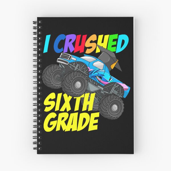 Item preview, I Crushed Sixth Grade Monster Truck Sixth Grade Graduation Gear designed and sold by DynamicDesign.