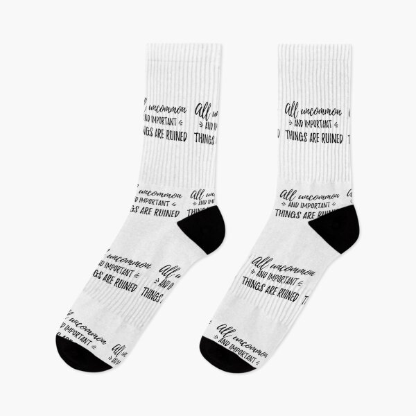 Item preview, All uncommon and important things are ruined Alone Saying designed and sold by Quotes ⭐⭐⭐⭐⭐.