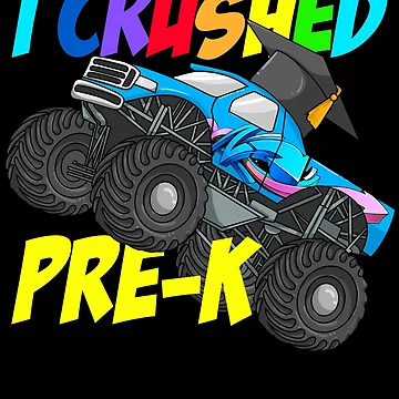 Imagen de la obra I Crushed Pre-K Monster Truck Boys Pre-K Graduation Gear de DynamicDesign