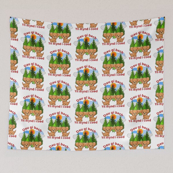 Item preview, Dau Gi Bach Two Little Dogs designed and sold by Aurorapod.