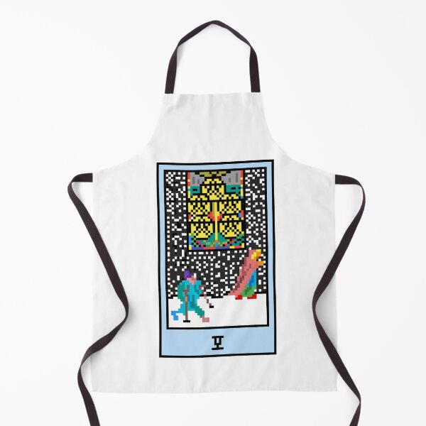 Item preview, Wait, is this pixel art tarot? White - Minor Arcana 'Five of Pentacles' (Design for T-shirt, stickers and other accessories) designed and sold by Pixel Waite.