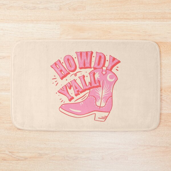 Item preview, HOWDY YALL | HOWDY Y'ALL  Cowboy Boot | Preppy Space Cowgirl Aesthetic | White Background designed and sold by PEARROT.