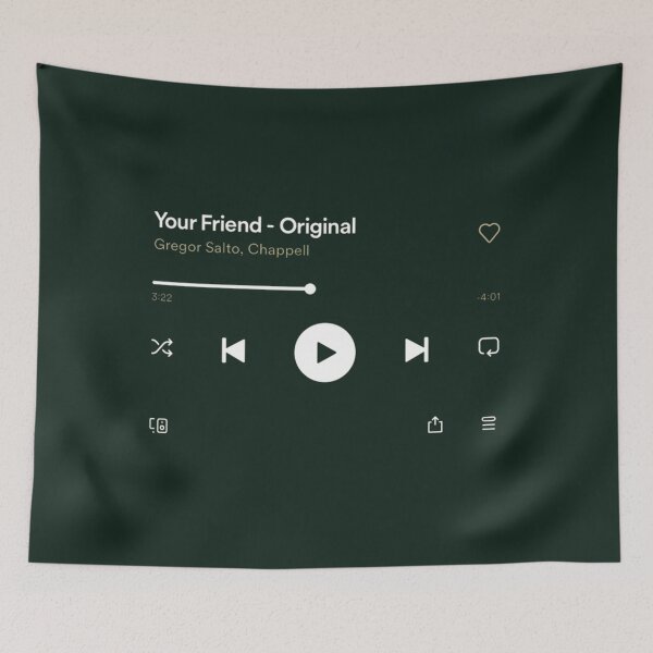 Item preview, Gregor Salto, Chappell - Your friend (SPOTIFY STYLE)  classique designed and sold by MBGiftsand.