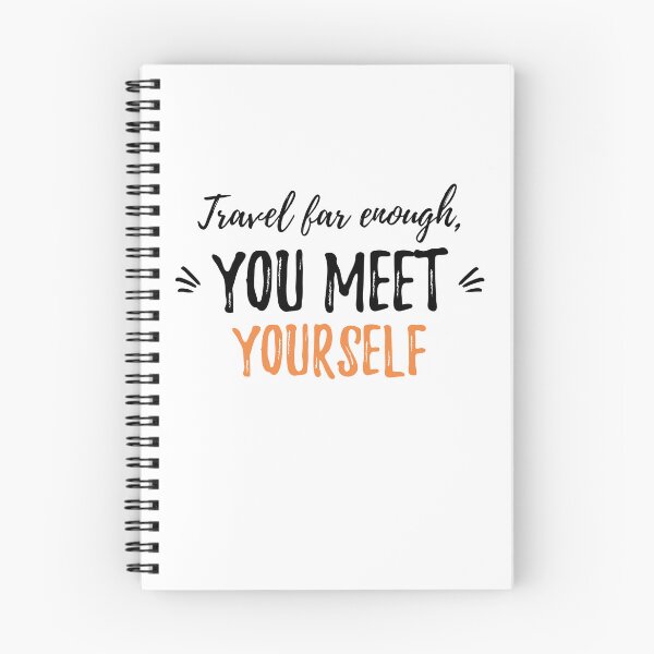 Item preview, Travel far enough, you meet yourself.Alone Saying designed and sold by Quotes ⭐⭐⭐⭐⭐.