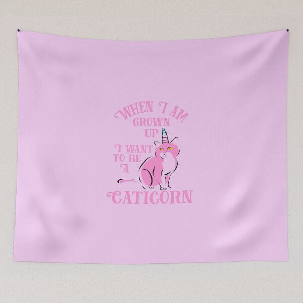 Item preview, Caticorn Unicorn Cat Pink Art designed and sold by artsandsoul.