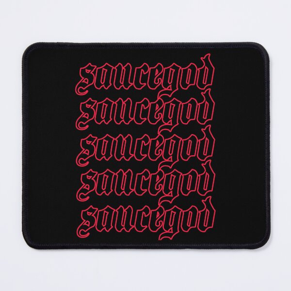 Item preview, Hamza Saucegod RED font  classique designed and sold by MBGiftsand.
