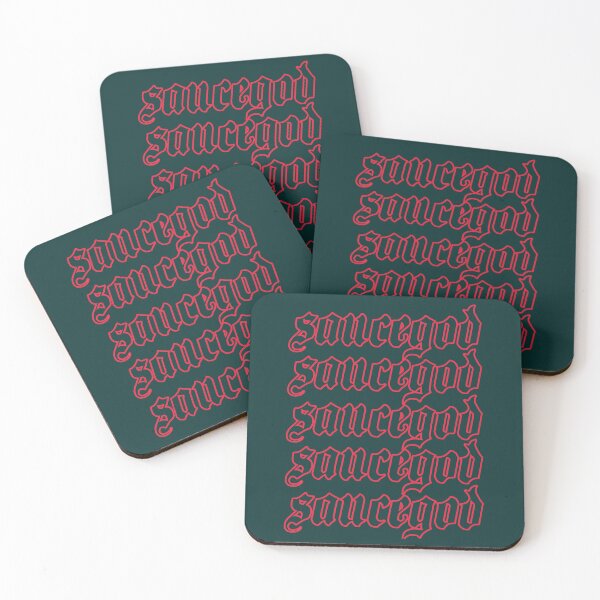 Item preview, Hamza Saucegod RED font  classique designed and sold by MBGiftsand.