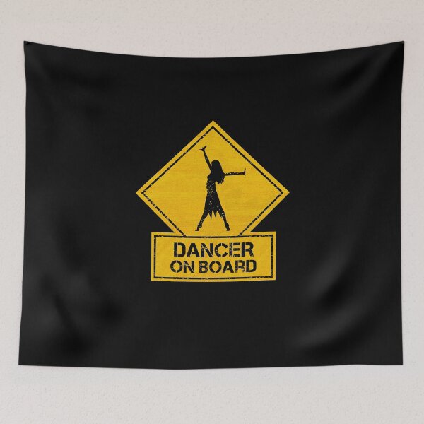 Item preview, DANCER ON BOARD - Stickers for Cars designed and sold by CAUTION SHOP.
