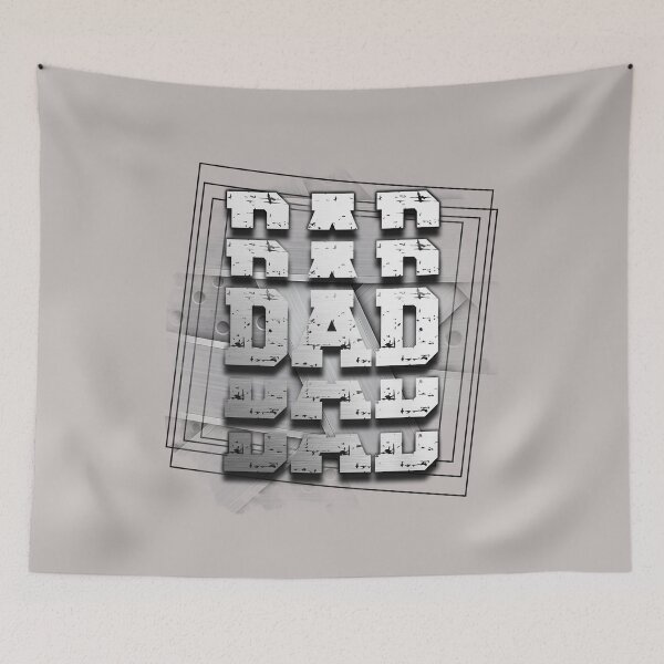 Item preview, Happy Birthday Dad in Silver Metal designed and sold by LGMmugsdesign.