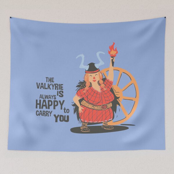 Item preview, The Valkyrie Is Always Happy To Carry You designed and sold by Areta Design.