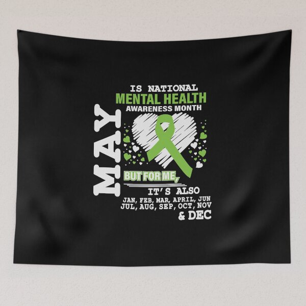 Item preview, May is mental health awareness month designed and sold by pnkpopcorn.