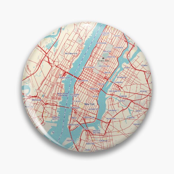 Item preview, New York City Map designed and sold by randomorder.
