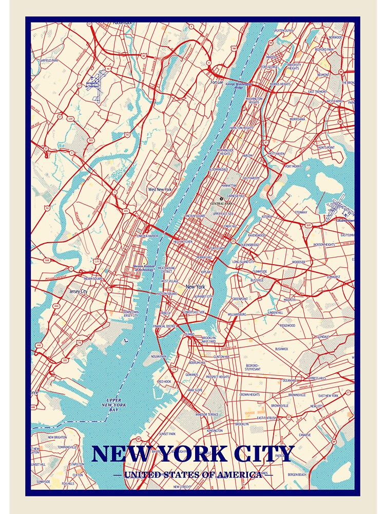 quot New York City Map quot Kids T Shirt for Sale by randomorder Redbubble quot New York City Map quot Kids T Shirt for Sale by randomorder Redbubble