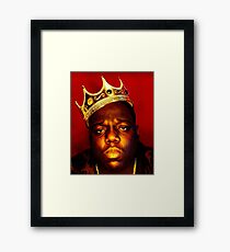 BIGGIE Framed Print