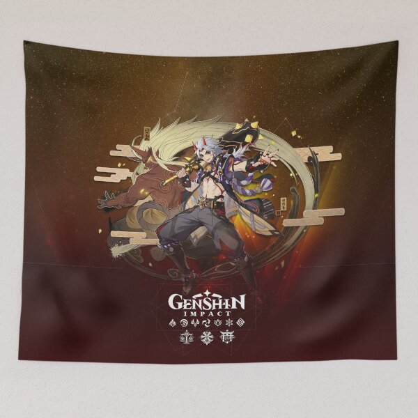 Item preview, Arataki Itto Geo Character Genshin Impact designed and sold by genshinwaifus.