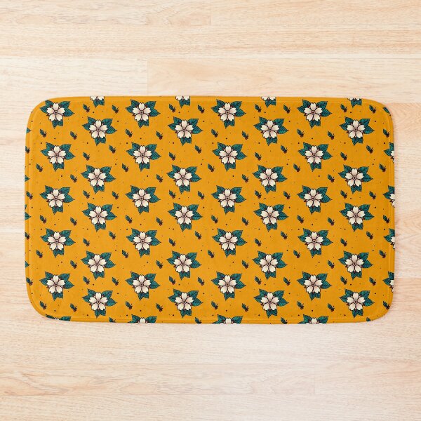 Item preview, Old School Tattoo Flower Pattern designed and sold by SoulArtLove.