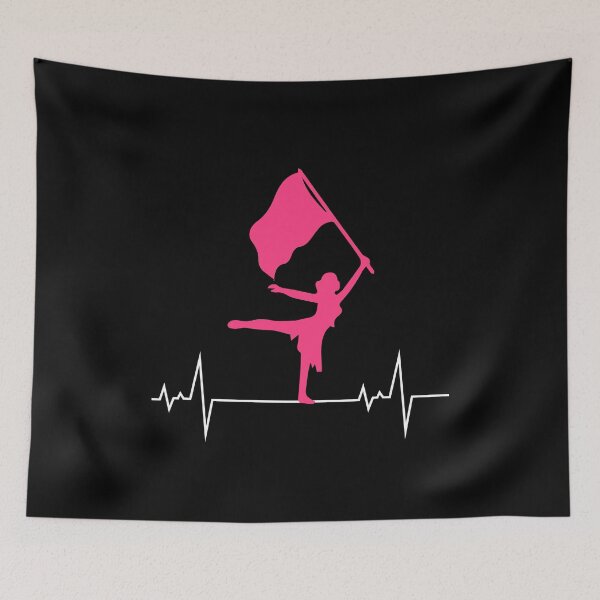 Item preview, Winter Color Guard Flag Corps Dance Heartbeat designed and sold by CuteDesigns1.
