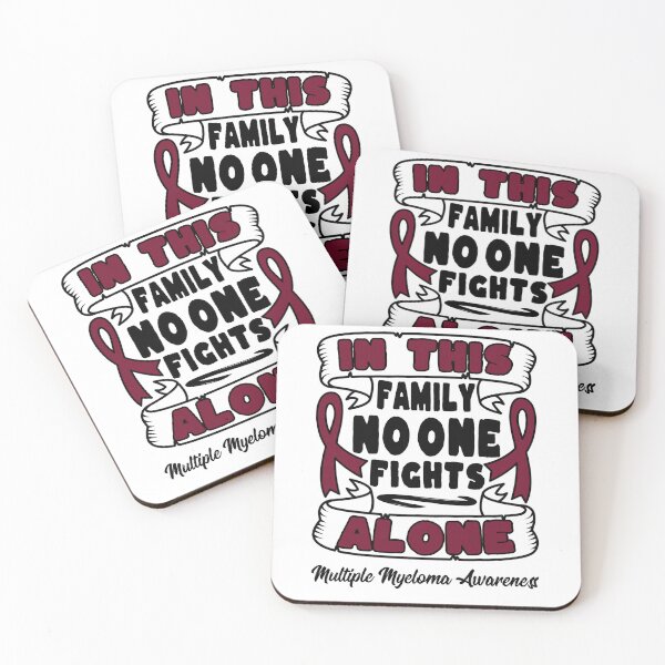 Item preview, In This Family No One Fights Alone Multiple Myeloma Awareness Gift designed and sold by NAJMOSHOP.