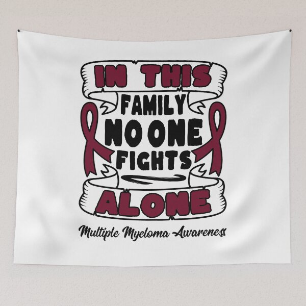 Item preview, In This Family No One Fights Alone Multiple Myeloma Awareness Gift designed and sold by NAJMOSHOP.