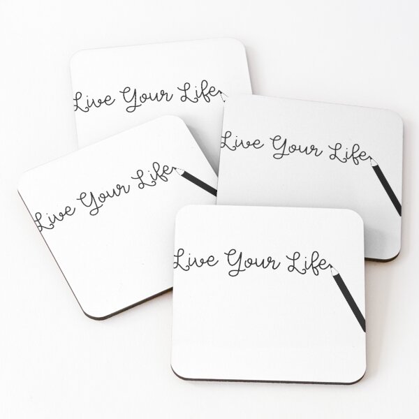 Item preview, LOVE AND LIVE YOUR LIFE PENCIL QUOTE designed and sold by vazqpete.