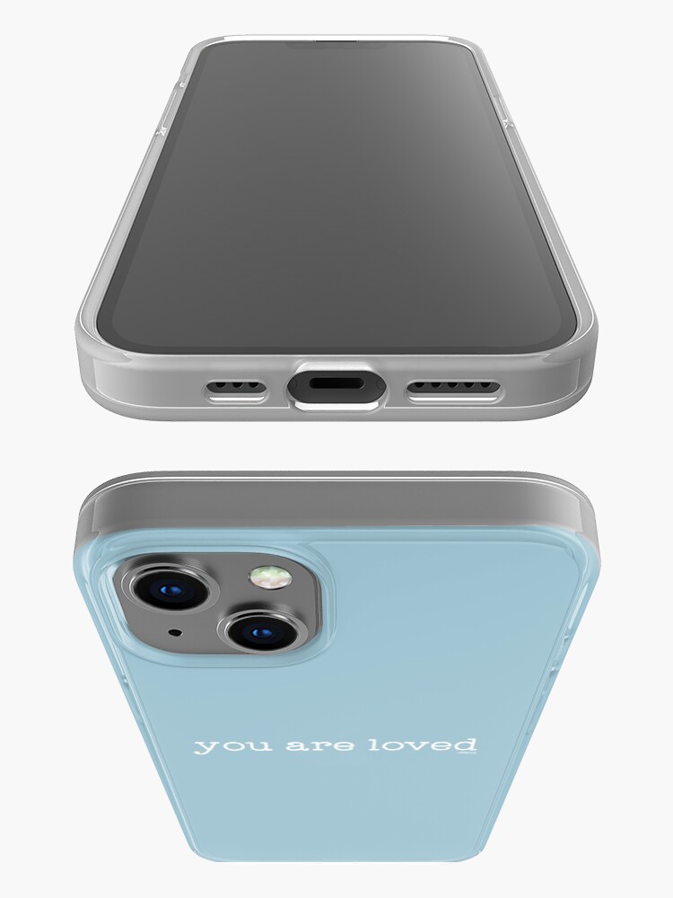 Coque iPhone ''tu es aimé' : autre vue