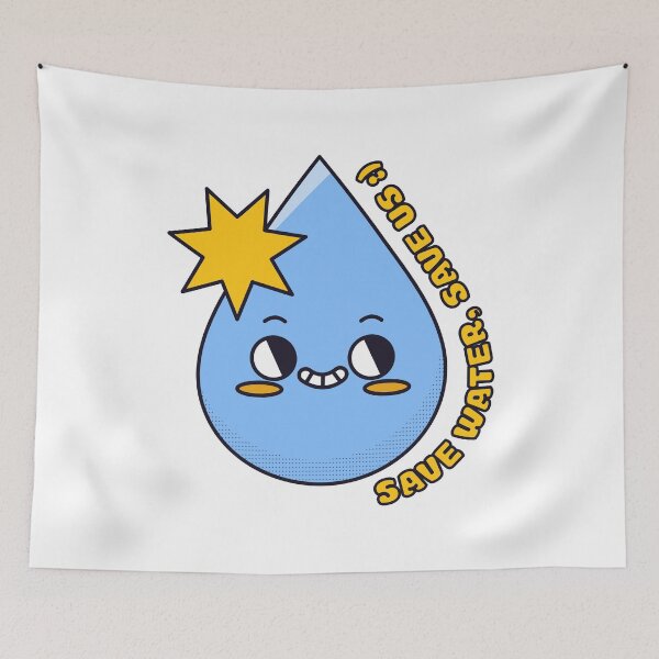 Item preview, Save Water Environment Action designed and sold by NestaReign.