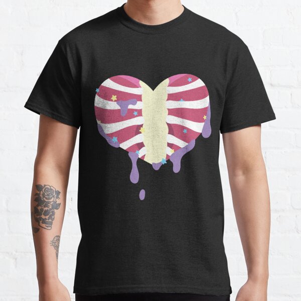 Emo Heart T Shirts Redbubble - emogoth heart roblox