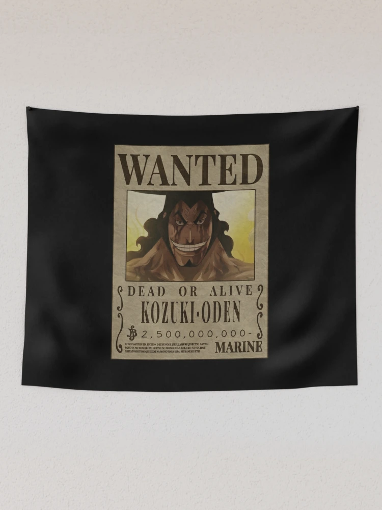 Mochila for Sale con la obra «Kozuki Oden Bounty One Piece Wanted