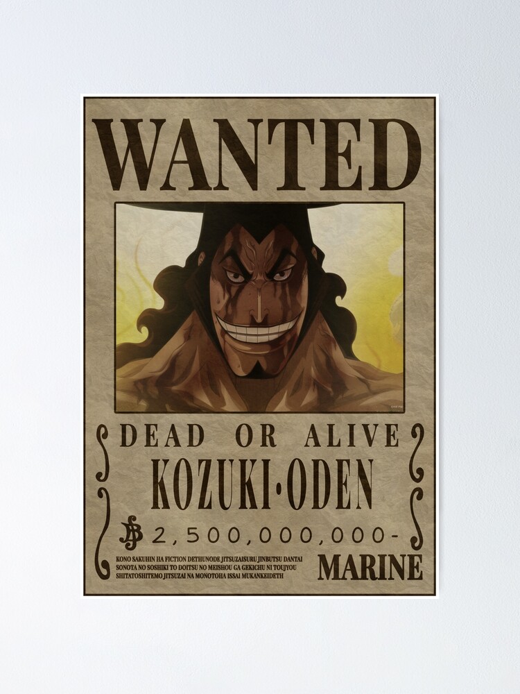 One Piece: How Much Would Kozuki Oden's Bounty Have Been?