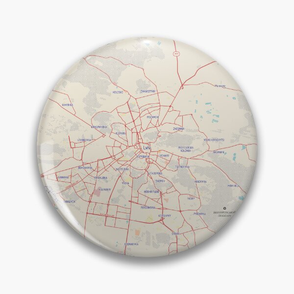 Item preview, Lviv City Map designed and sold by randomorder.
