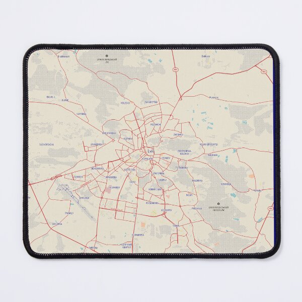 Item preview, Lviv City Map designed and sold by randomorder.
