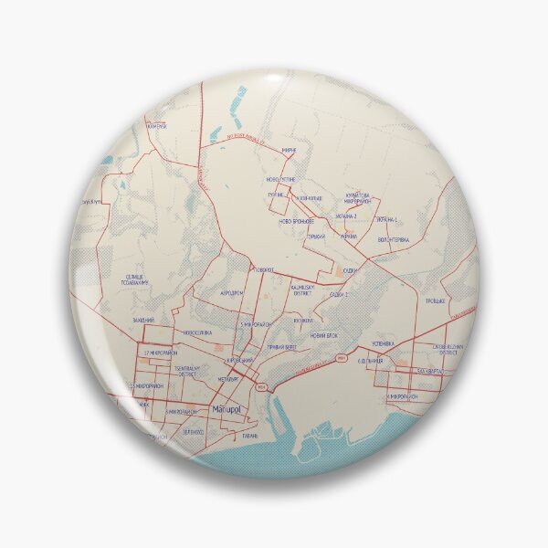 Item preview, Mariupol City Map designed and sold by randomorder.