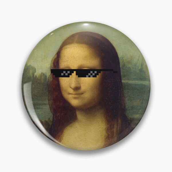 Item preview, Mona Lisa Gangster Glasses, Leonardo da Vinci designed and sold by Koala Designs.