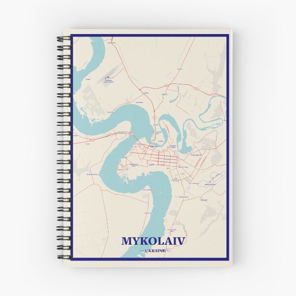 Item preview, Mykolaiv City Map designed and sold by randomorder.
