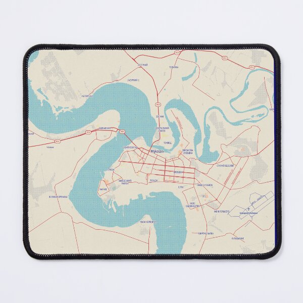 Item preview, Mykolaiv City Map designed and sold by randomorder.