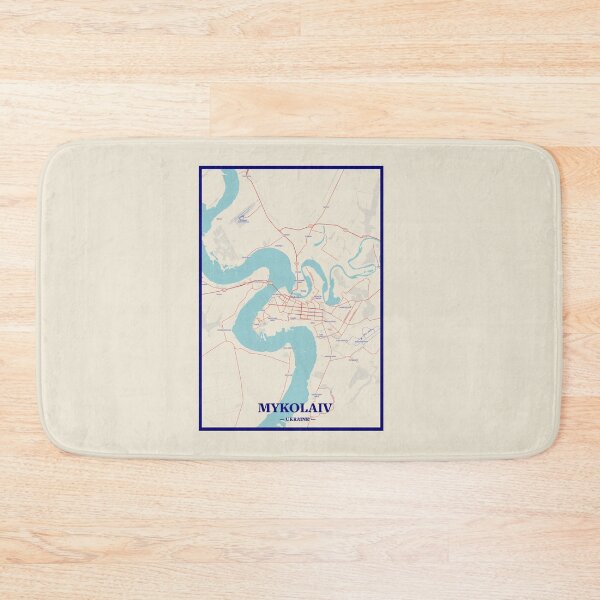 Item preview, Mykolaiv City Map designed and sold by randomorder.