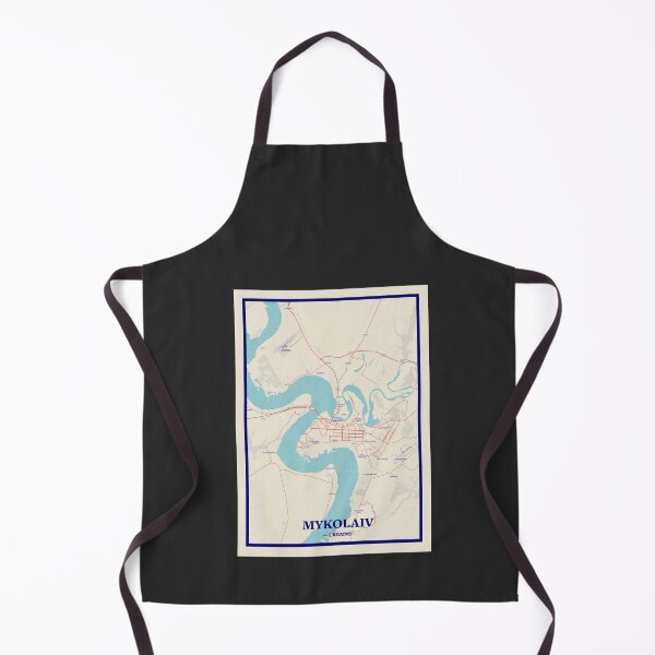 Item preview, Mykolaiv City Map designed and sold by randomorder.